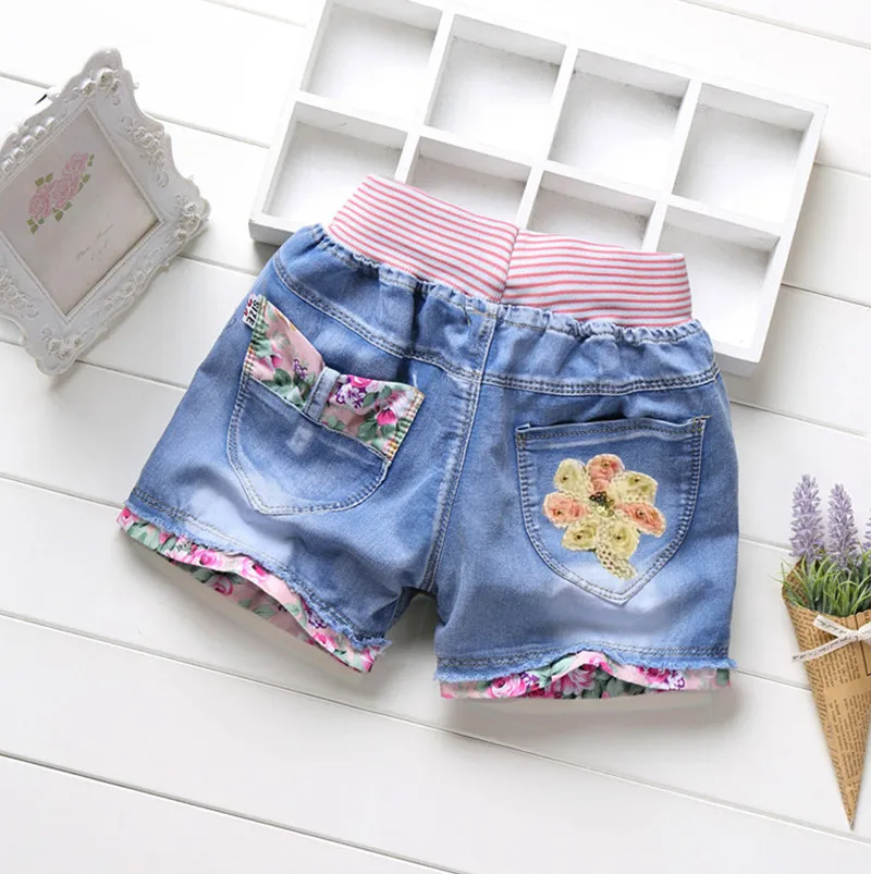 Girls Denim Shorts Teenagers Summer Lace Short Pants Kids Beach Clothes Children's Shorts For Teenage Girls kids shorts