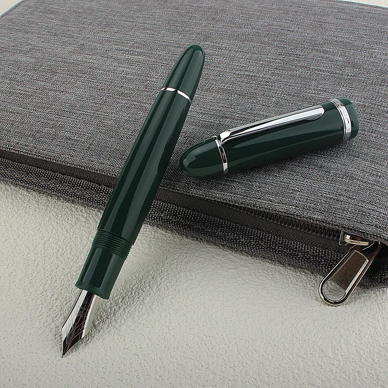 Jinhao X159 아크릴 만년필, 펜촉 잉크 펜, 사무용품 문구, 여러 가지 빛깔의 고급스럽고 우아한 펜, 0.38mm, 0.5mm