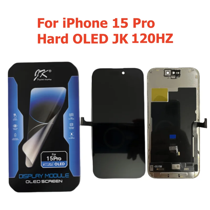 Soft Hard OLED For iPhone 15 Pro Max 16 16E 15Plus Display 3D