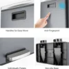 60L(16 Gal ) Dual Trash Can, Stainless Steel Kitchen Garbage Can, Double Compartment Classified Rubbish Bin, Recycle Dustbin 4