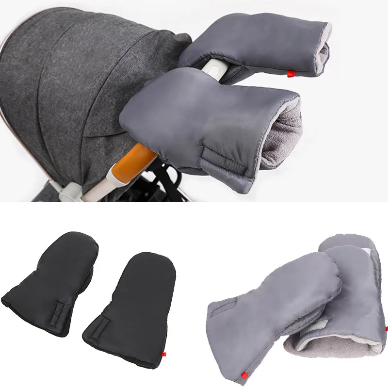 BabyStrollerGlovesWaterproofWarmWinterAntifreezeMittensHandCoverBuggyClutchCartMuff