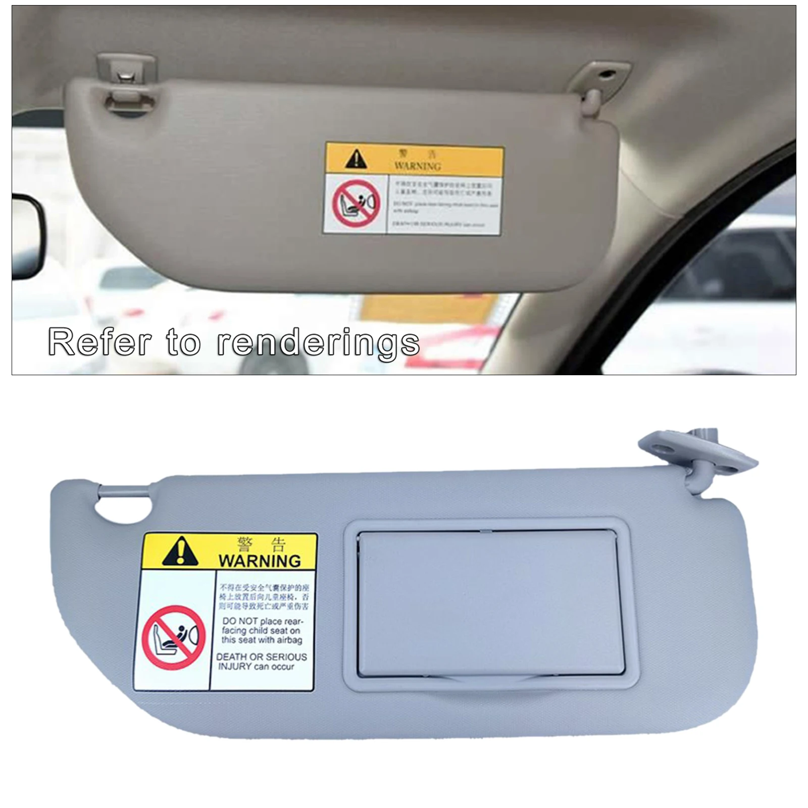 Car Sun Visor Car Sun Visor Shade Board Replaces For Peugeot 301 for Citroen C3 Left Right Side