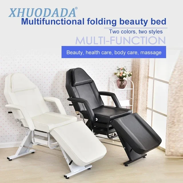 Newest Upgrade Adjustable Beauty Salon Massage Table Massage Bed Beauty Spa Facial Salon Tattoo Reclining Massage Chair