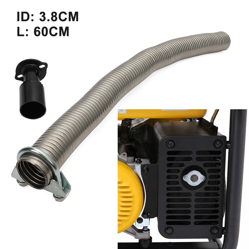 2 Inch Exhaust Extension Pipe Universal Firman Generator Mufflers For
