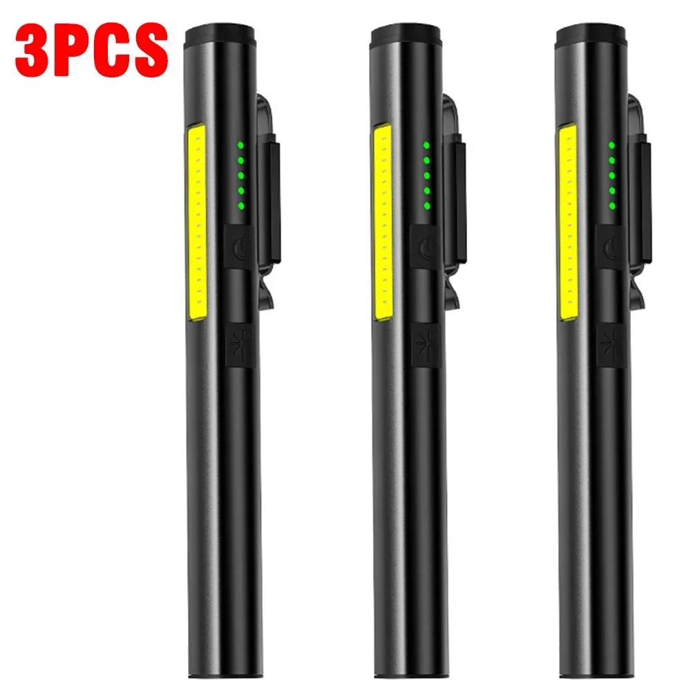 ตัวเลือกสินค้า ไฟฉาย USB 4-in-1 พร้อมแสง UV คลิปหนีบพกพาสะดวก