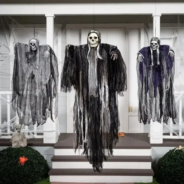 Hanging Halloween Skeleton Ghosts 1