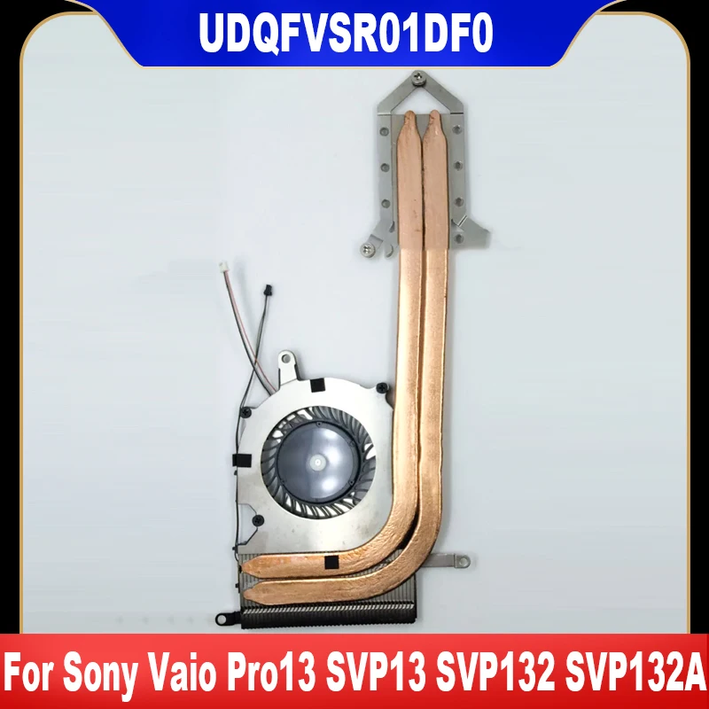 UDQFVSR01DF0 оригинальный для ноутбука Sony Vaio Pro13 SVP13 SVP132 SVP132A, охлаждающий вентилятор для процессора ноутбука с радиатором 300-0001-2755 UDQFVSR01DF0 оригинальный для ноутбука Sony Vaio Pro13 SVP13 SVP132 SVP132A, охлаждающий вентилятор для процессора ноутбука с радиатором 300-0001-2755
