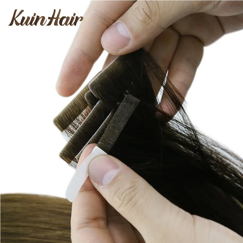 Injectione Invisible Tape In Hair Extensions Straight Brazilian Virgin PU Skin Weft Tape Hair Extensions Natural Real Human