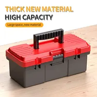 13inch Double Layer Household Tool Box Organizer Case Multifunction Hardware Tool Storage Box Plastic Electrician Toolbox 1