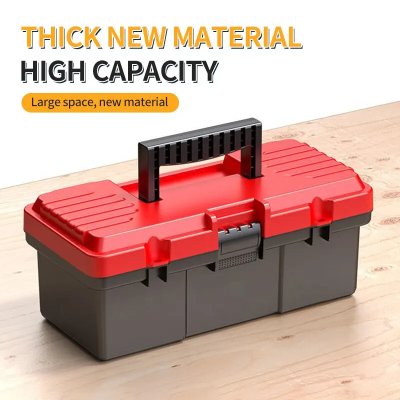 Organizador De Caja De Herramientas De Doble Cara, Caja De Almacenamiento De Hardware, Organizador Portátil De Piezas Pequeñas Con Separadores De