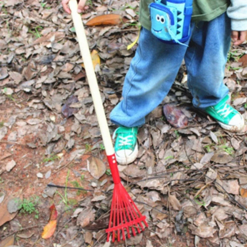 Kids Harrow for Leaves Child Size Garden Harrow Children Toddler Leaf