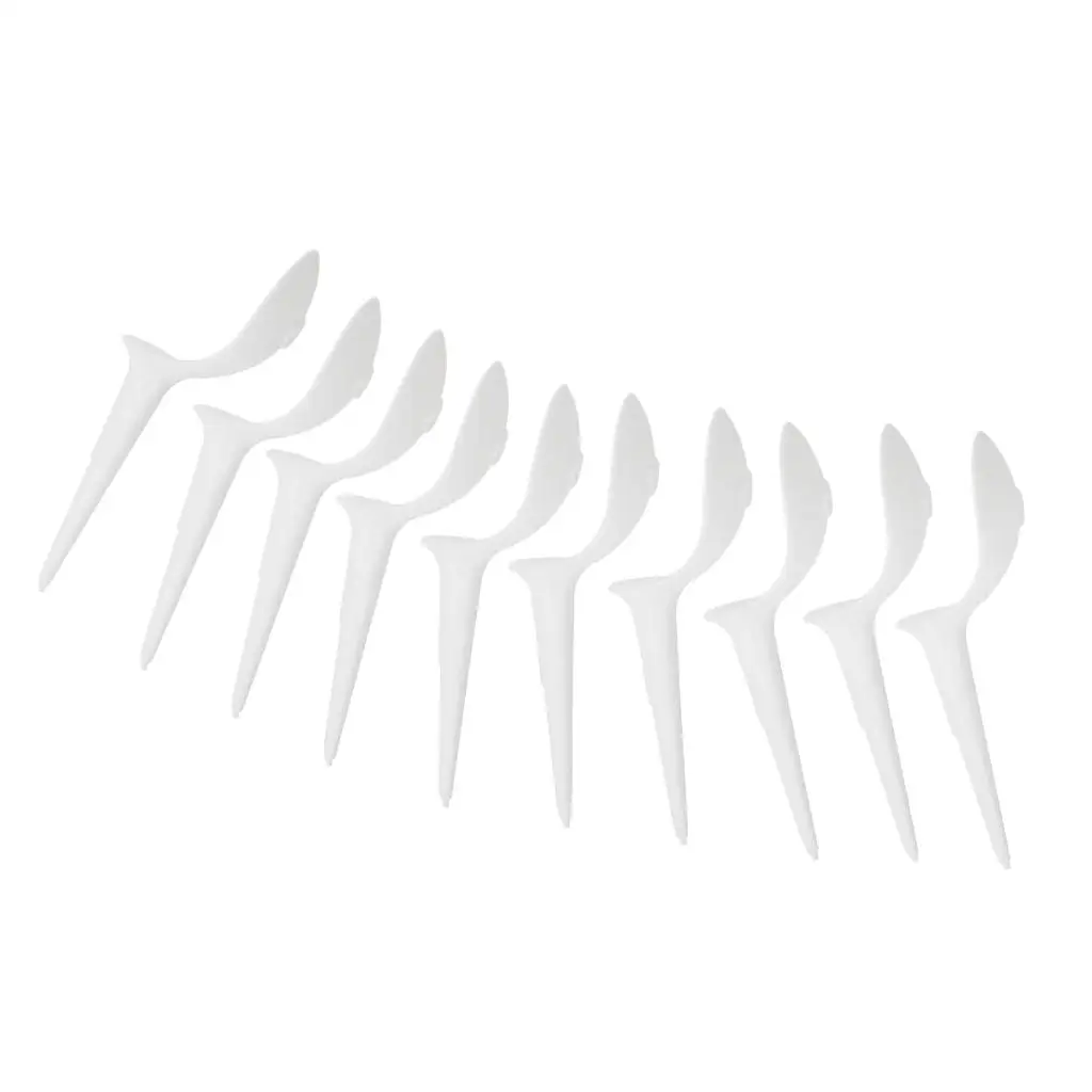 10x Novelty Anti-Slice 85mm/3.27 inch golf professional tees Professional Golf Tee White