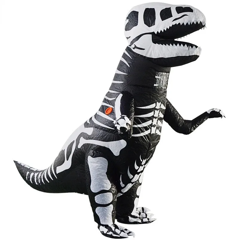 

Inflatable Costume T Rex Dinosaur Skeleton For Adults Kids Halloween Carnival Cosplay Party Fancy Dress Birthday Blow Up Outfits