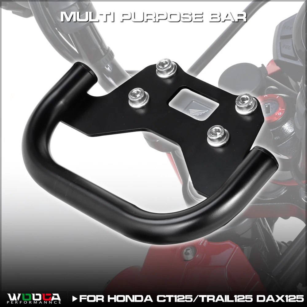Motorcycle Crash Bars For Honda Trail125/CT125 (2020-2024) – Steel Lower Engine Guard, Frame Protection