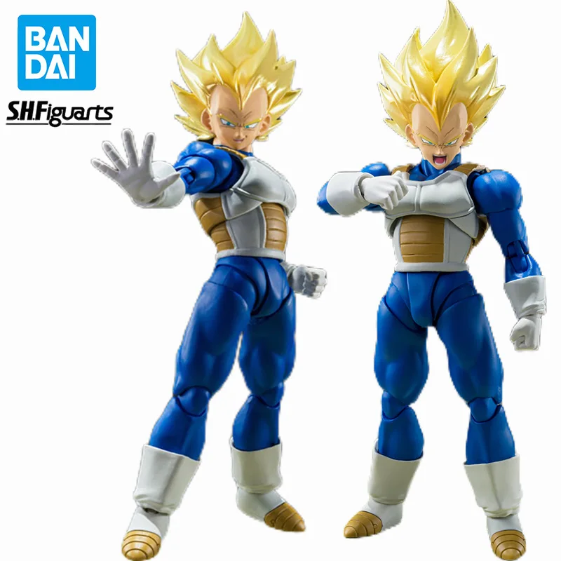 

In Stock Original BANDAI SHF Dragon Ball Z Vegeta Super Saiya 2 PVC Anime Figure Action Figures PVC Collectible Model Toys