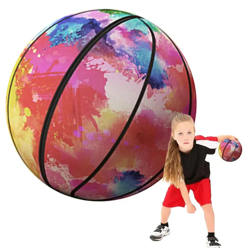 Silent Basketballs Squeezable Mute Bouncing Basketball With Zippers Indoor Training Low Noise Ball For Various Indoor Activities