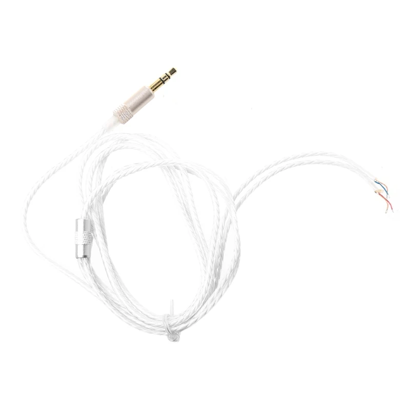 3.5mm DIY Replacement Headphone Cable Maintenance Wire Without MIC