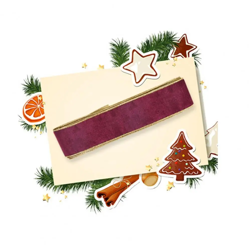 

Xmas Ribbon Decor Vibrant Durable Christmas Ribbon Texture Widely Used for Xmas Gift Box Decoration Enhance Festive Diy