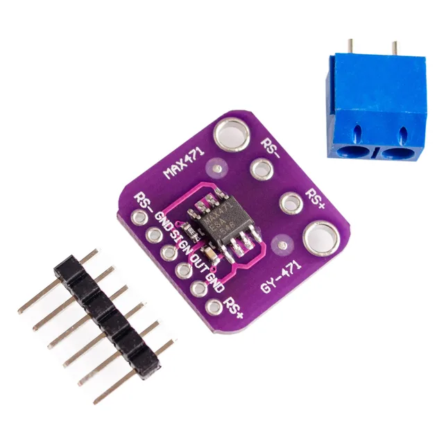 Max471 Voltage Current Sensor Module For Arduino AVR Tester Board 5V DC 3-25V 0-3A Resistive Voltage Divider GY-471 Sensors 1