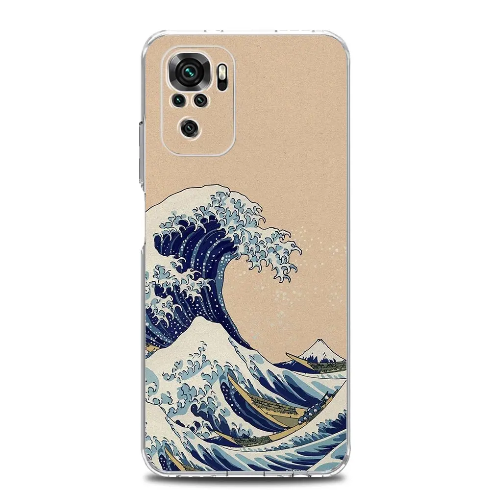 Stylish Blue Wave Soft TPU Phone Case