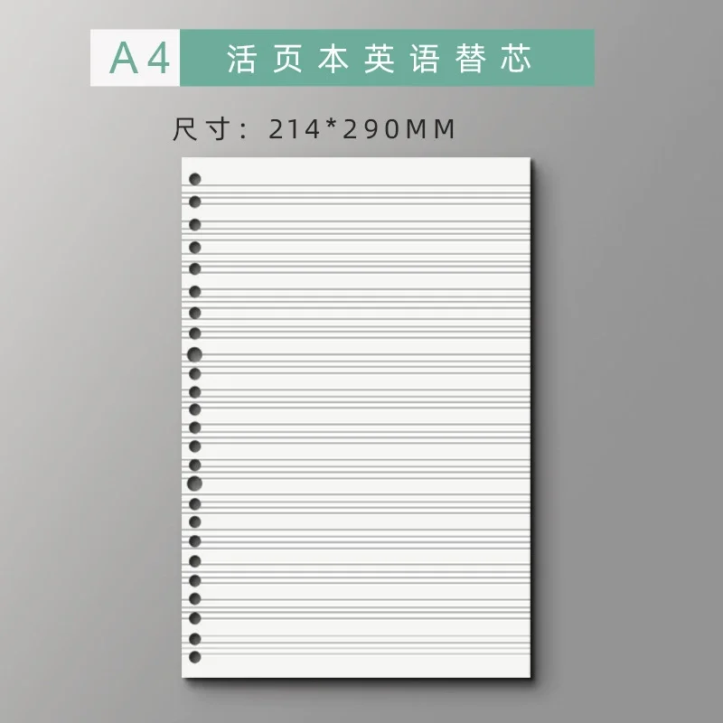 Enhanced Spiral Binder Notebook with Replaceable Refill Paper – 60 Sheets
