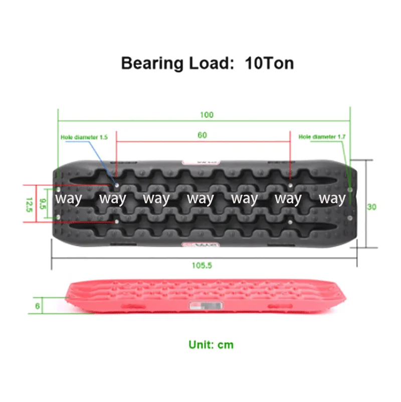 Heavy-Duty Offroad Recovery Traction Tracks
