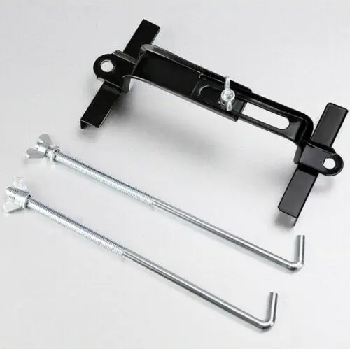 19cm Universal Metal Car Battery Tray Adjustable Hold Down Clamp Bracket Kit battery hold down clamp bracket battery clamp