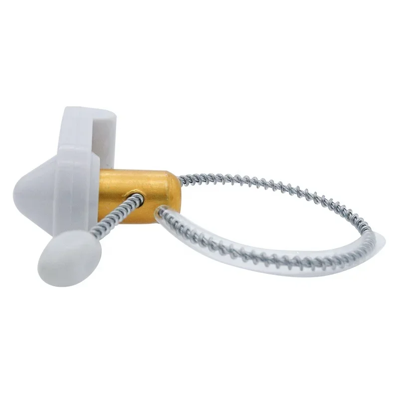 100 Pcs 58 KHz White ABS security tag for supermarket, Diameter 50 mm Anti-theft tag AM Hard Tag for maternal and infant store