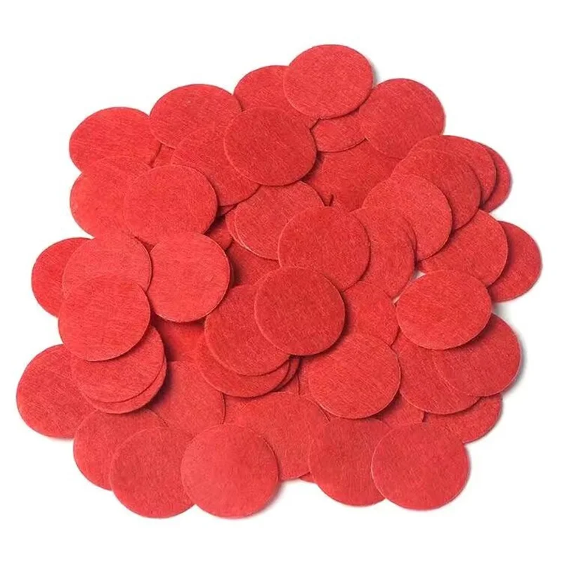 Craft Supplies Fabric Flowers 100pcs 2cm 2.5cm 3cm 4cm 5cm Non Woven Circle Pads Felt Fabric Round Patches Diy Accessories Handmade Flowers Crafts Material