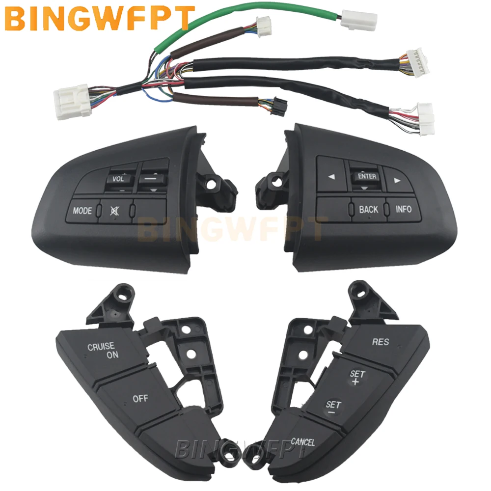 

Original Cruise Control Switches For Mazda 3 BL 2010 CX-5 CX5 CX-7 CX7 Steering Wheel Button Phone Audio Volume Control Switches