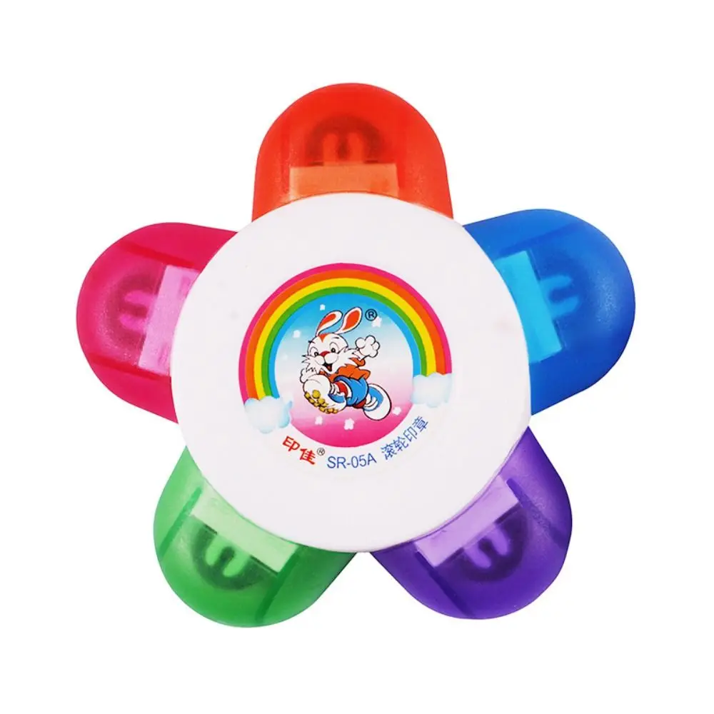 어린이 선물 스크랩북킹 학생 문구류 저널링 드로잉 다이어리 도구 씰 롤러 스탬프 장식 스탬프 DIY 공예 스탬프