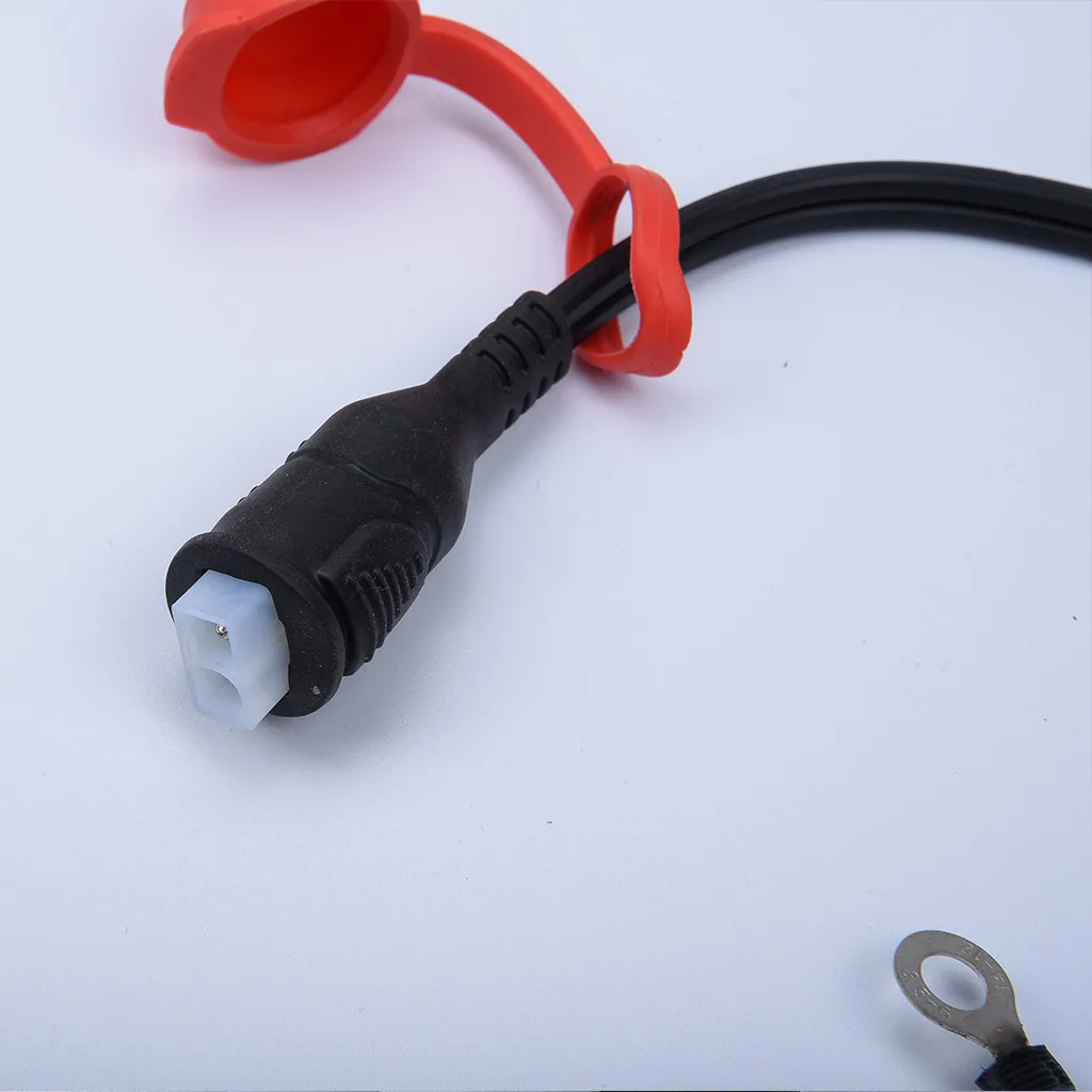 Optimate Bike Tm71 Type Charger Spare Lead- 2-Pin Connector Weather Resistant Battery Waterproof Connection Wire For Si-At42005