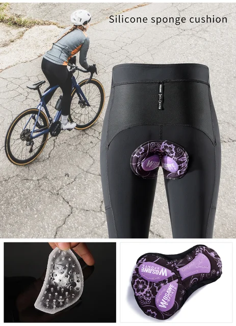 WOSAWE Men's Motorcycle Leggings With CE Pads | Protective Pants For MTB, Cycling, Running, Gym