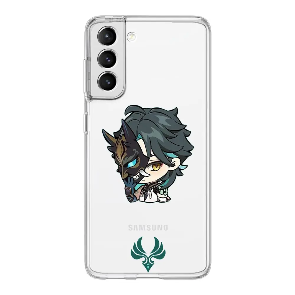 Kawaii Cartoon Genshin Impact Soft Clear Phone Case