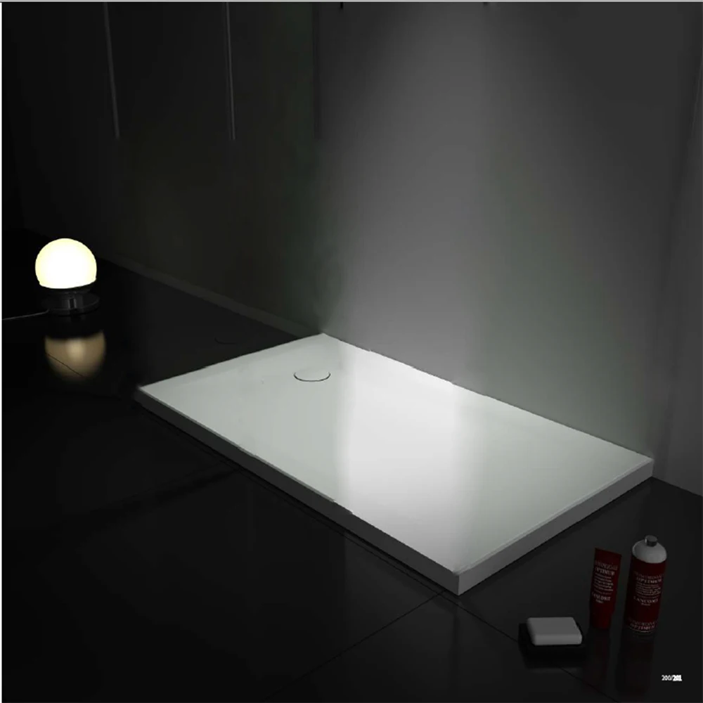 1000X1000X50mm Solid Surface Resin Tray Ultra-thin Artificial Stone Glass Enclosure Cabin Shower Pan 04108