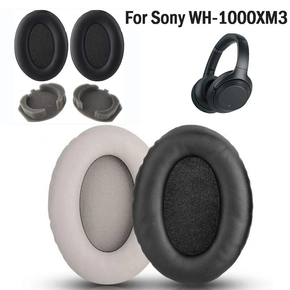Replacement Earpads Memory Foam Ear Pads Cushion Repair Parts For Sony