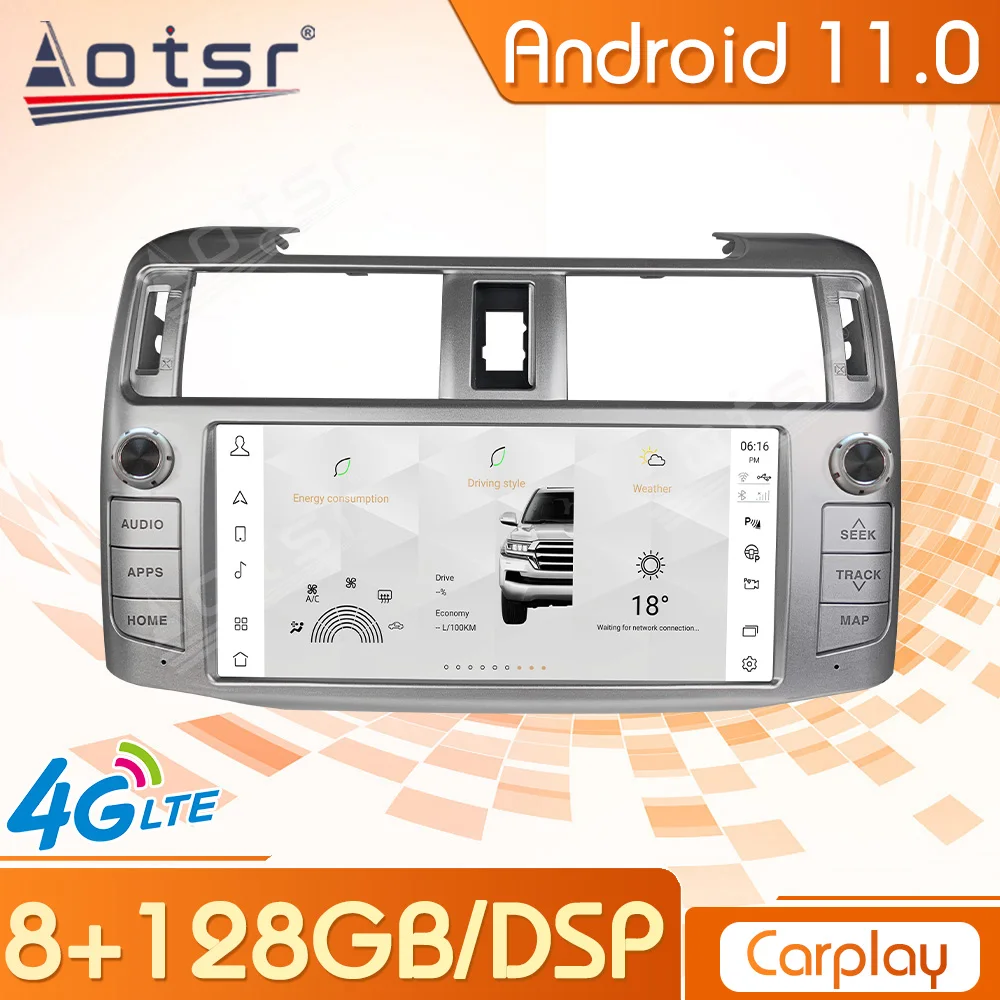 

256G Android 12 Car Multimedia Stereo Player For Toyota 4Runner 4 Runner 2009 - 2020 Radio Audio GPS Navi Head Unit 1Din Carplay