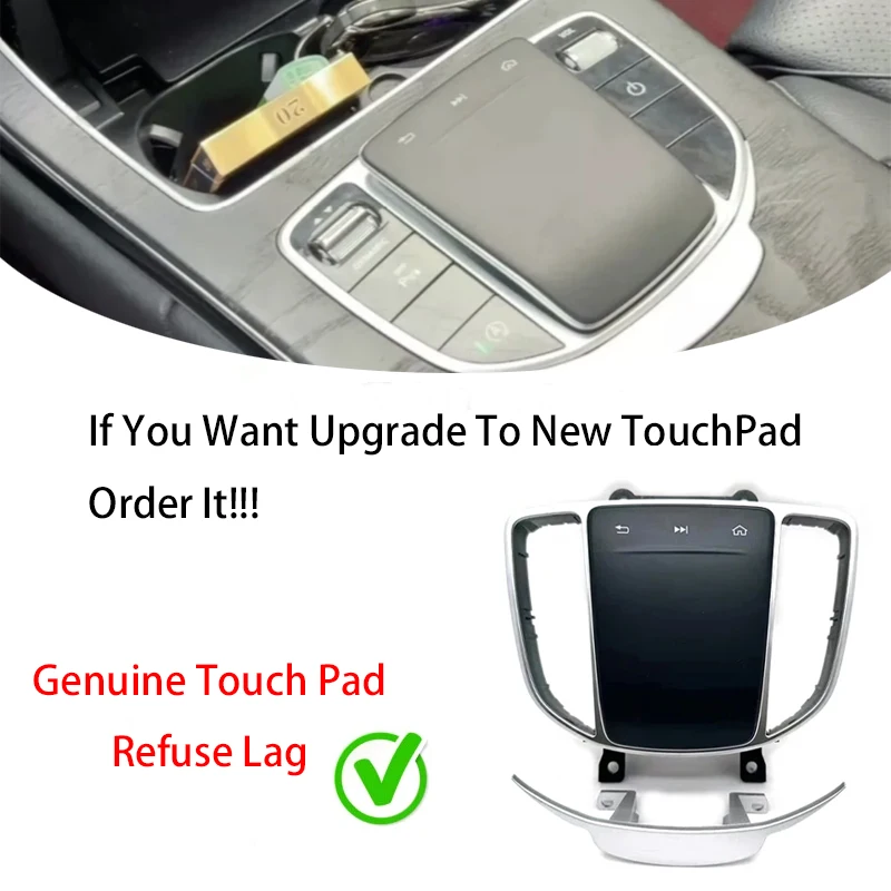 Prawdziwy samochód mysz przycisk joysticka Auto do Mercedes Benz C E GLC Mouse centrum sterowania Touchpad