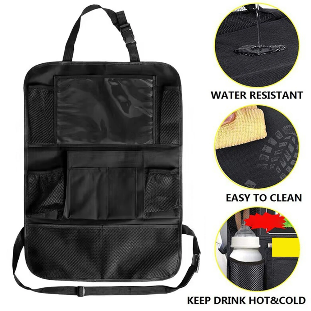 Universal Auto Rücksitz Organizer Universal Anti Kick Aufbewahrungstasche Reisezubehör – Detail 6