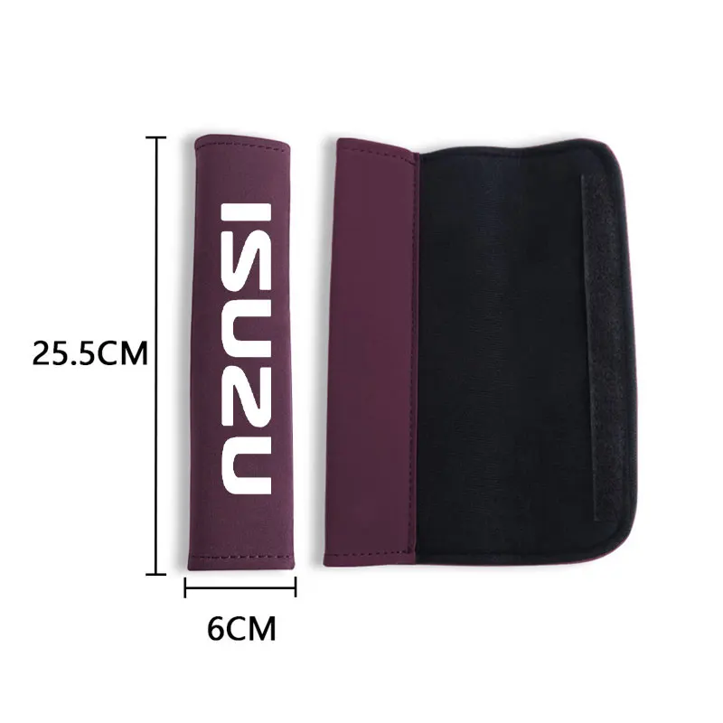 Car seat belts Comfort strap shoulder protector for Isuzu D-MAX D MAX Dmax I II PANTHER ASCENDER WFR NFR ATV TROOPER Accessories
