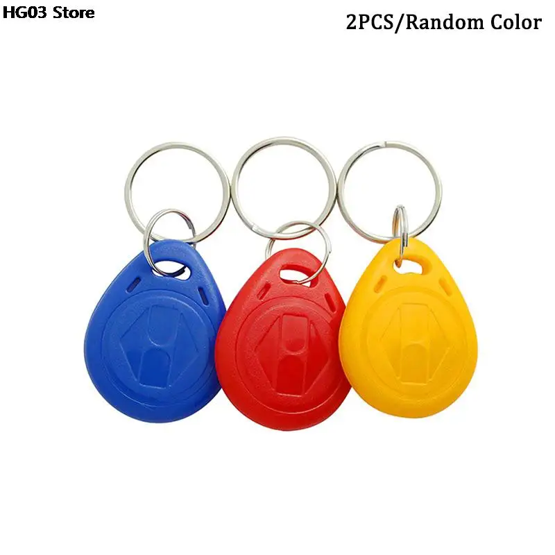 New 2Pcs T5577 Rewritable Rfid Tag Ring Card RFID Keys Blank Key Tag RFID Key Fobs Duplicate Overwrite Recordable 125KHZ 2