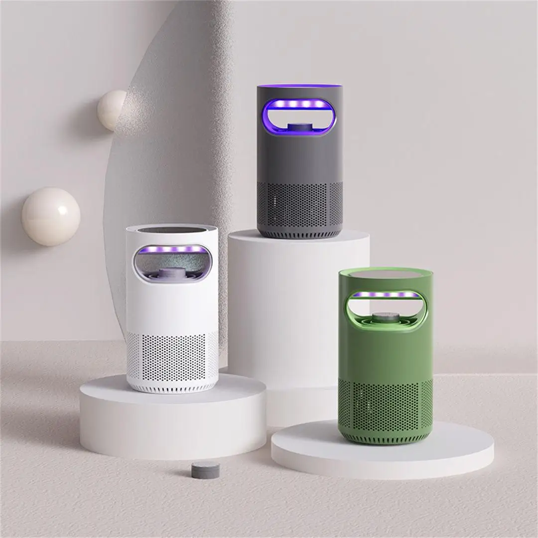 QIAOQINGTING USB 전기 모기 킬러 램프 프로 LED 라이트 모기 트랩 저소음 원격 제어 타이밍, mihome 앱으로 작동
