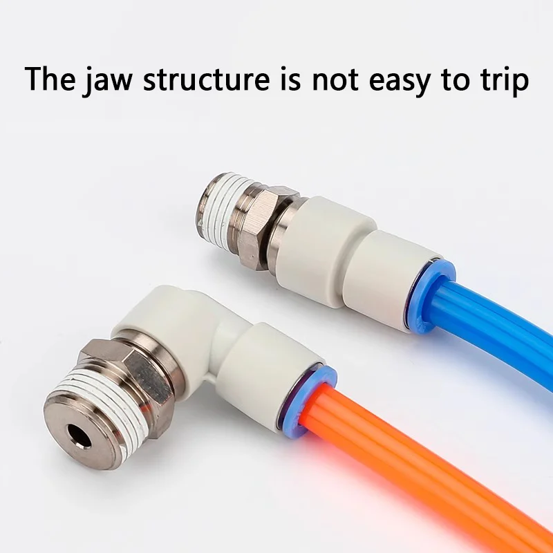 Pneumatic Rotary Connectors Swivel Fittings 360&deg; Rotation MaleThread M5 1/4 1/2 Hose Joint 6/8/10mm Revolute DEUBLIN Connector