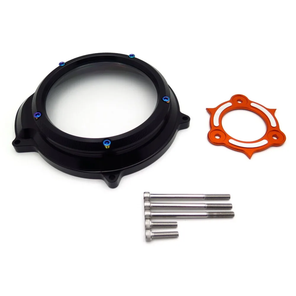 

W/Ring Transparent Clutch Cover For KTM 1290 uperduke R /GT Adventure R /T/S 2015-2019 1090/1050 Adventure 2017-2018