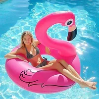 Inflatable Swimming Ring for Adult Baby Flamingo Swimming Laps Floating Ring Pool Party Swimming Circle Pool Toy Water Fun 1