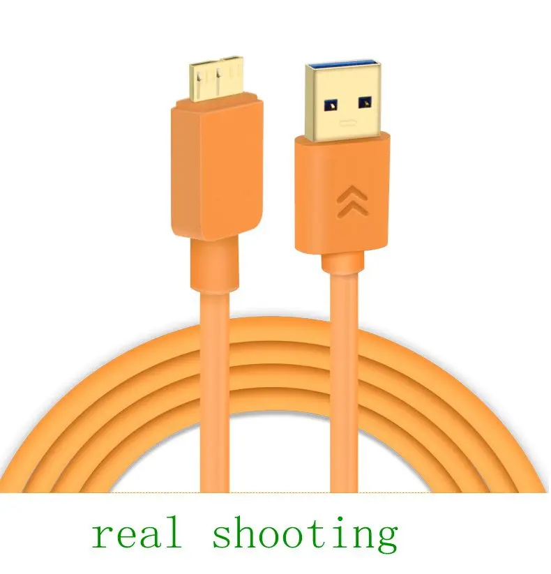 Micro B Usb Cavo 3.0 Usb Fotocamera Micro-B Cavo Angolato 1.5M/3M/5M/8M/10M Per Canon 5 D4 1 Dx2 5Ds 5Dsr Nikon D5 D800 D810A/E D850
