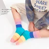 1/5/10/20 pairs/lot Girls Kids Socks Rainbow Striped Cute Children Ankle Short Breathable Cotton Fashion Toddler Sock 3