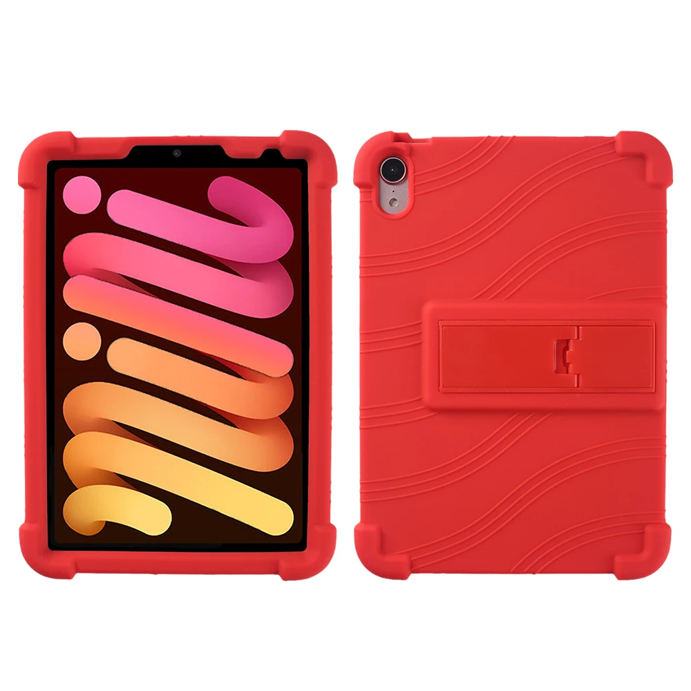Universal Soft Silicon Stand Cover with Protective Back