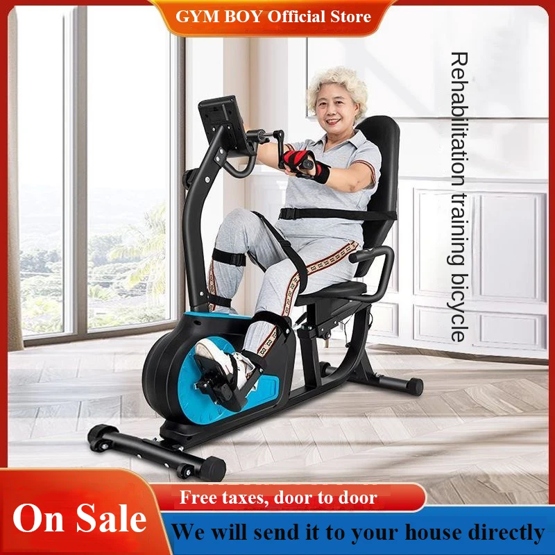 Elderly Rehabilitation Training Equipment, Household Horizontal Fitness Exercise Bicycle, Foot and Leg Rehabilitation Machine