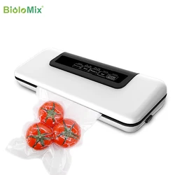 BioloMix Vacuum Sealer, Automatic Food Saver Machine for Food Preservation, Dry & Wet Mode for Sous Vide, 10 Vacuum Sealing Bags